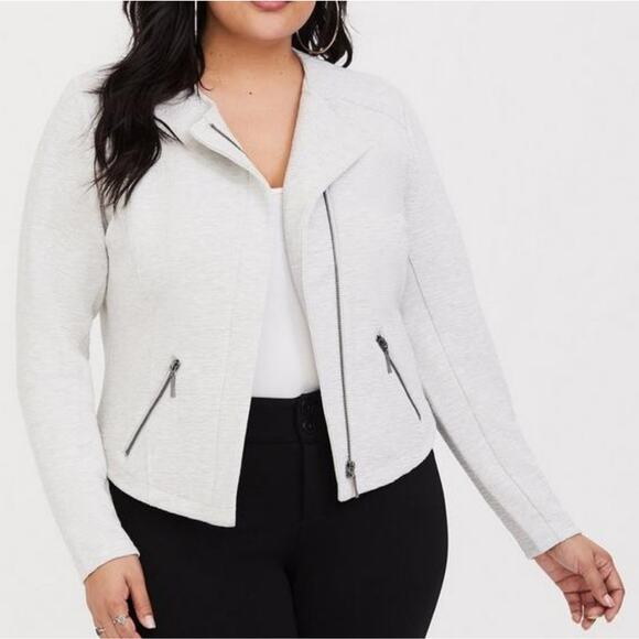 Torrid Studio Double Knit Moto Jacket - Picture 1 of 10